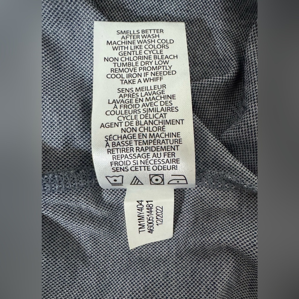 Travis Matthew Oceanside Polo Shirt Blue Nights Heather Size XL NWT Company Logo - Picture 9 of 13